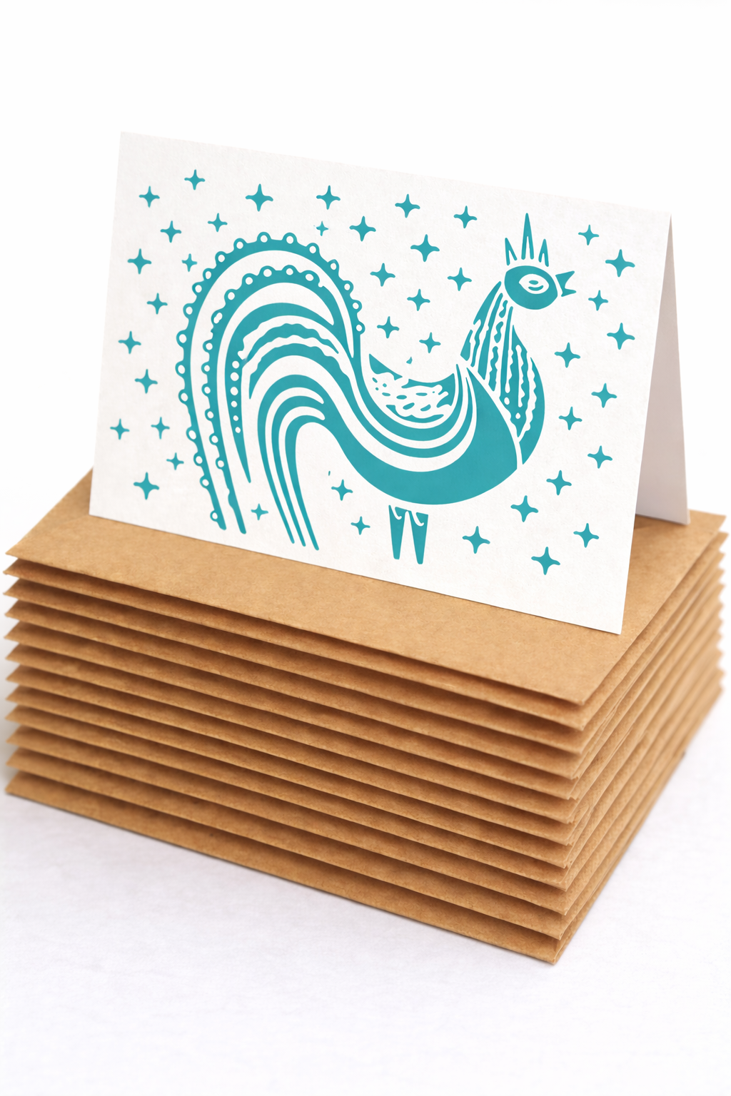 Pyrex-inspired Butterprint Blank Note Cards – Set of 10